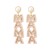 occidental style personality exaggerating creative Alloy diamond Word earrings