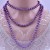 occidental style fashion beads chain mixed color glass imitate Pearl long necklace long multilayer sweater c
