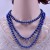 occidental style fashion beads chain mixed color glass imitate Pearl long necklace long multilayer sweater c