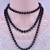 occidental style fashion beads chain mixed color glass imitate Pearl long necklace long multilayer sweater c
