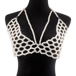 occidental style fashion Pearl trend handmade weave chain  hollow wind