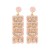  occidental style Alloy diamond earrings WordRIDE bride wedding Earring woman