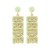  occidental style Alloy diamond earrings WordRIDE bride wedding Earring woman