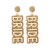  occidental style Alloy diamond earrings WordRIDE bride wedding Earring woman