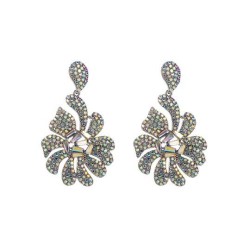 occidental style fashion exaggerating earrings Alloy luxurious temperament emb..