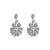 occidental style fashion exaggerating earrings Alloy luxurious temperament embed Rhinestone fully-jewelled 