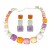 occidental style earrings necklace set woman square Alloy resin Bohemia ethnic style