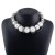 occidental style temperament claw diamond twining Pearl chain  retro personality short style necklace woman