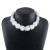 occidental style temperament claw diamond twining Pearl chain  retro personality short style necklace woman
