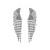 occidental style lady super Rhinestone earrings long style claw chain tassel earrings earring