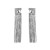 occidental style fashion earrings wind super colorful diamond long style claw chain Rhinestone high woman tassel