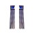 occidental style fashion earrings wind super colorful diamond long style claw chain Rhinestone high woman tassel