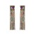 occidental style fashion earrings wind super colorful diamond long style claw chain Rhinestone high woman tassel