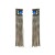 occidental style fashion earrings wind super colorful diamond long style claw chain Rhinestone high woman tassel