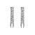 occidental style exaggerating Alloy diamond tassel geometry woman fashion personality ear stud woman earrings E