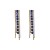 occidental style exaggerating Alloy diamond tassel geometry woman fashion personality ear stud woman earrings E