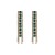 occidental style exaggerating Alloy diamond tassel geometry woman fashion personality ear stud woman earrings E