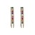 occidental style exaggerating Alloy diamond tassel geometry woman fashion personality ear stud woman earrings E