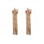 occidental style fashion personality temperament long style Alloy claw chain tassel earrings exaggerating geome