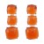 exaggerating occidental style earrings geometry earring woman multilayer square Alloy resin