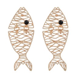 spring earrings occidental style Earring woman brief hollow Alloy tropical