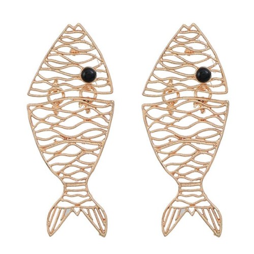 spring earrings occidental style Earring woman brief hollow Alloy tropical