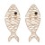 spring earrings occidental style Earring woman brief hollow Alloy tropical