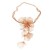 spring flowers necklace occidental style exaggerating woman Metal Alloy flowers pendant