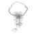 spring flowers necklace occidental style exaggerating woman Metal Alloy flowers pendant