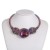 occidental style wind medium handmade necklace clavicle chain aluminum glass resin chain