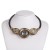 occidental style wind medium handmade necklace clavicle chain aluminum glass resin chain