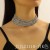 occidental style exaggerating claw chain series Rhinestone multilayer necklace woman fashion trend person