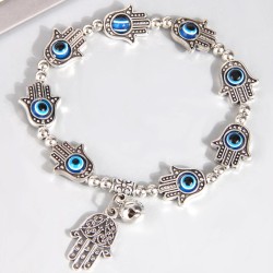 fashion retro eyes woman bracelet