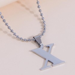 fashion concise WordX personality man necklace