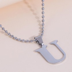 fashion concise WordU personality man necklace