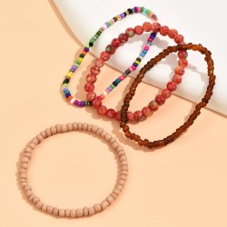 fashion concise accessories beads beads multilayer woman bracelet