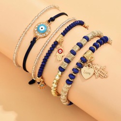 fashion concise eyes all-Purpose multilayer temperament woman bracelet