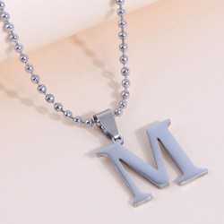 fashion concise WordM personality man necklace