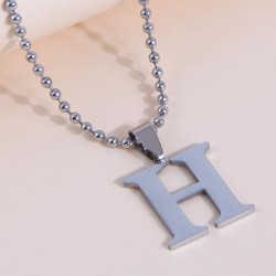 fashion concise WordH personality man necklace