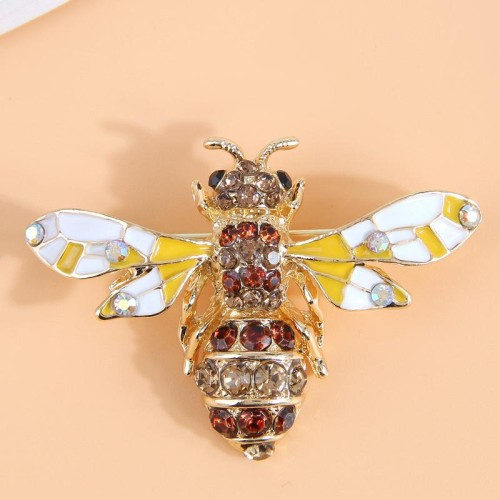 fashion concise flash diamond samll personality woman brooch