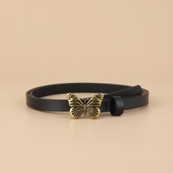 butterfly buckle fashion personality belt Suit big sweater all-Purpose lady ornament belt woman