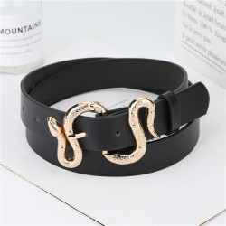 occidental style lady fashion snake buckleu belt all-Purpose brief Cowboy Suit..