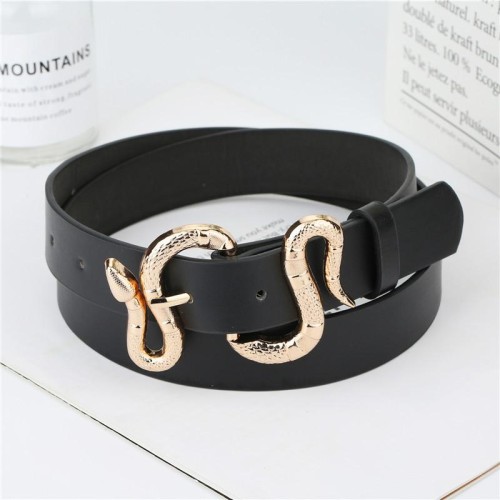 occidental style lady fashion snake buckleu belt all-Purpose brief Cowboy Suit belt woman