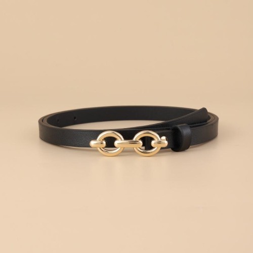  lady Alloy buckle all-Purpose belt  Dress Suit Cowboy collocationu belt