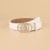  occidental style Double three Round buckle belt woman gold buckle diamond mosaic fashion retro ornament Cowboy