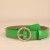 belt woman fashion mosaic diamond Round buckle retro ornament Dress belt leisure collocation Cowboy belt