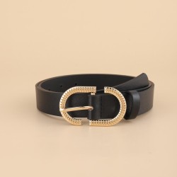 all-Purpose lady belt Alloy day Word buckle brief ornament  Cowboy fashion retro atmospheric elegant belt