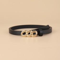  women dress belt summer belt black white chain accessories Girdle all-Purpose..