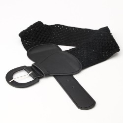 women Tightness Girdle elasticity hollow bag buckle lady belt all-Purpose long..