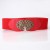 lady occidental style all-Purpose belt brief retro carving buckle width Girdle women accessories ornament belt